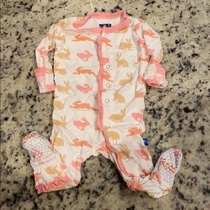 0-3 months baby KicKee pants pajamas